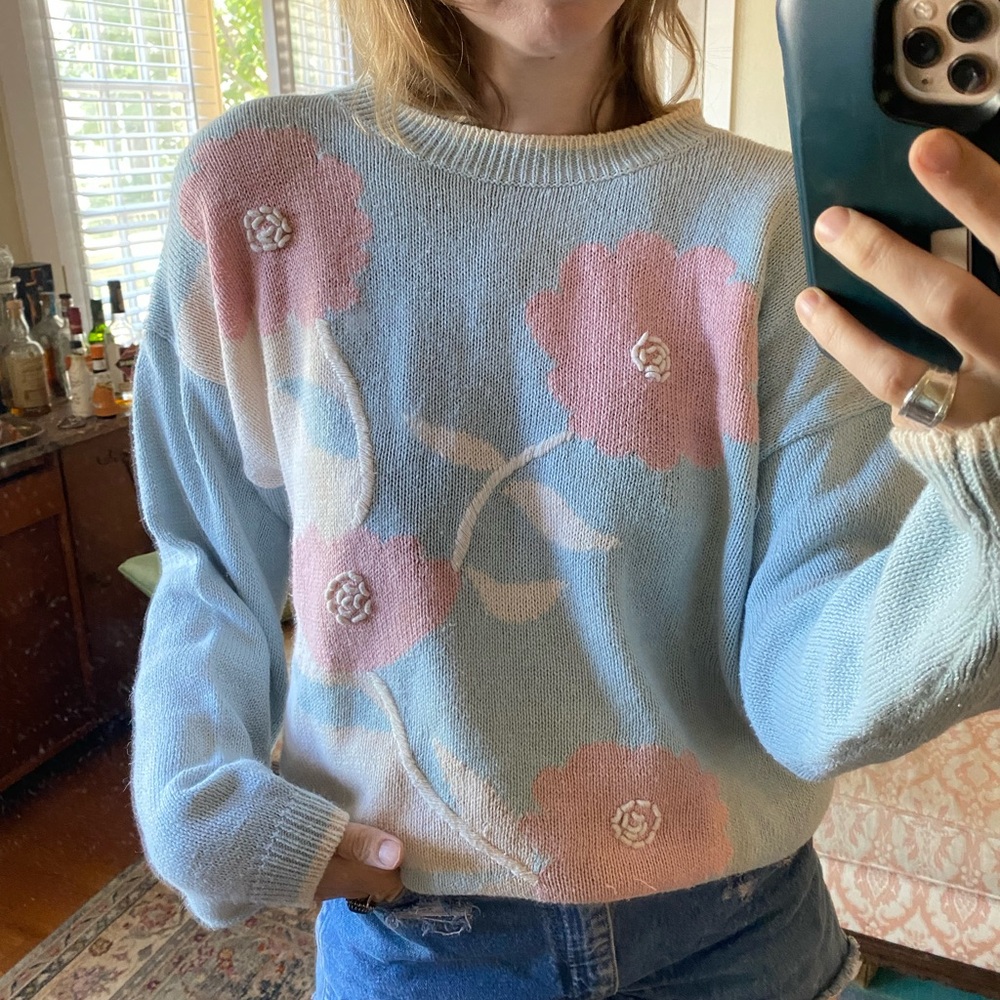 Vintage Catalina perfect light spring evening sweater